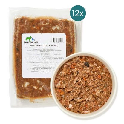 Haustierkost BARF Komfort PLUS Lachs 12x500 g (haustierkost)
