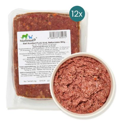 Haustierkost BARF Komfort PLUS Rind 12x500 g (haustierkost)
