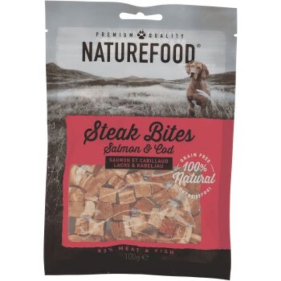 NATUREFOOD Steak Bites 3x100g Lachs (NATUREFOOD)