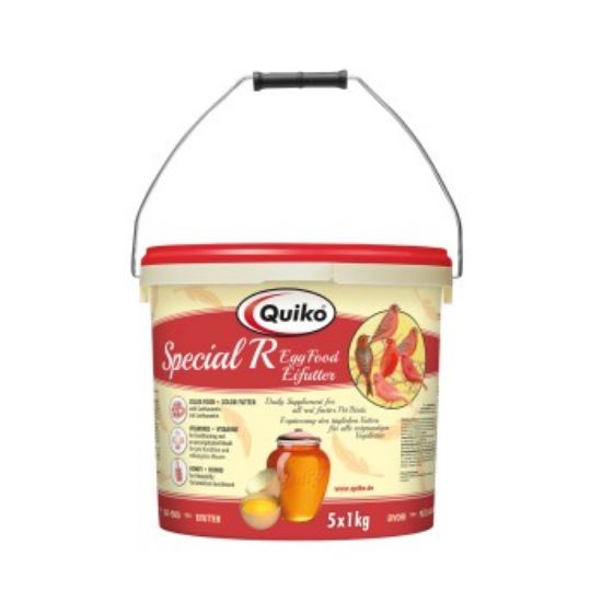 Quiko Special R Eifutter 5Kg: Kraft- und Aufzuchtfutter für alle rotgrundigen Vogelarten (Quiko)
