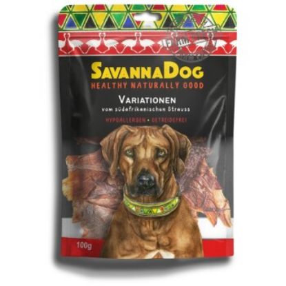 SavannaDog Variationen vom südafrikanischen Strauß 100g (SavannaDog)