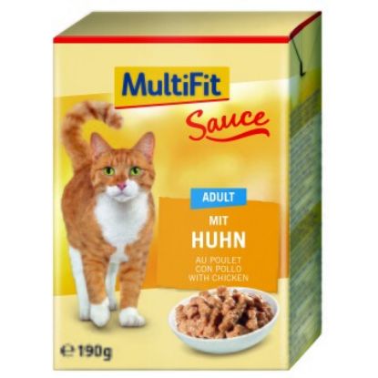 MultiFit Adult in Sauce 12x190g mit Huhn (MultiFit)