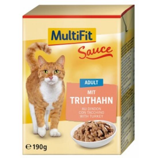 MultiFit Adult in Sauce 12x190g Truthahn (MultiFit)