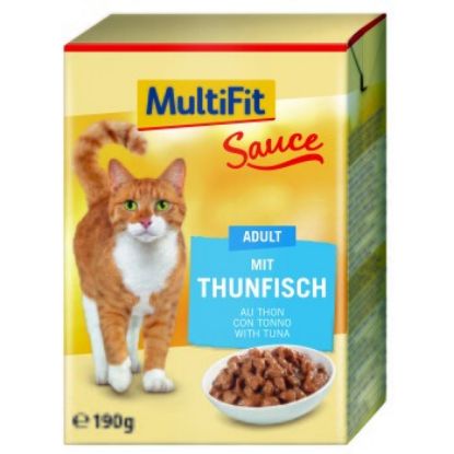 MultiFit Adult in Sauce 12x190g Thunfisch (MultiFit)