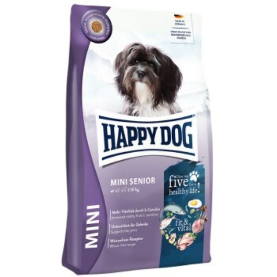 HAPPY DOG fit & vital Trockenfutter Hund Senior, Mini 4 kg (Happy Dog)