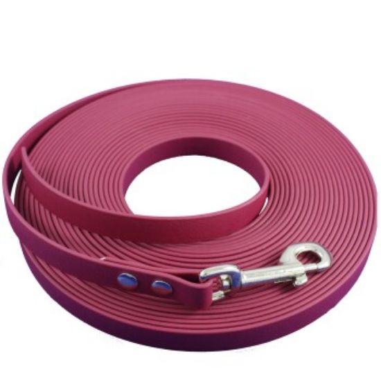 bio-leine 15-25 kg Biothane Schleppleine bordeaux 12 m (bio-leine)