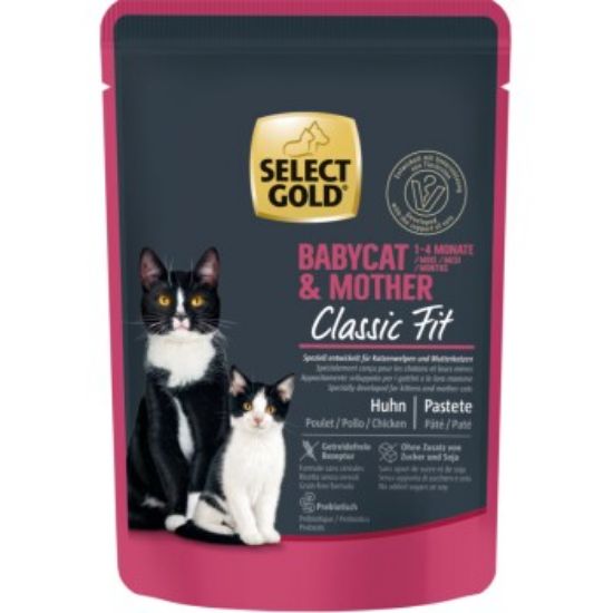 SELECT GOLD Babycat & Mother Pastete Huhn 24x85 g (SELECT GOLD)