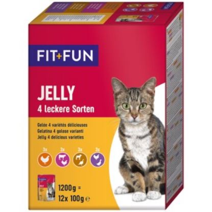 FIT+FUN Adult Jelly 4 Sorten 12x100g (FIT+FUN)