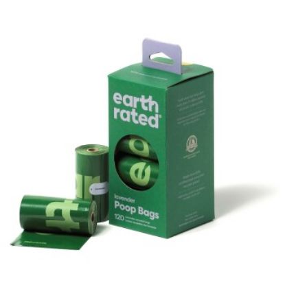 Earth Rated Koteutel Lavendelduft auf 8 Nachfüllrollen 120 Stk. (Earth Rated)