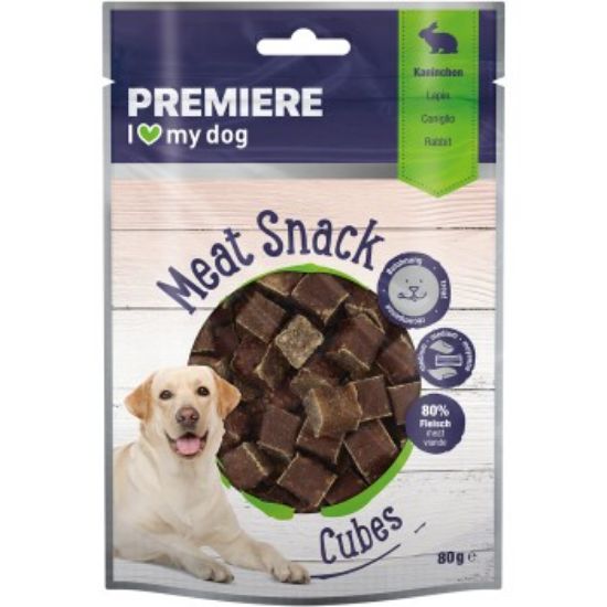 PREMIERE   Meat Snack Cubes Kaninchen 80 g (Premiere)