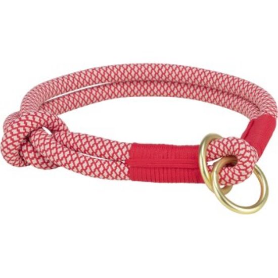 Trixie Soft Rope Zug-Stopp-Halsband rot L (TRIXIE)