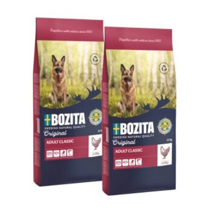 BOZITA Dog Original Adult Classic 2x12 kg (BOZITA)