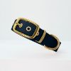 THE DOG IDEA Biothane Halsband Gold Navy L (THE DOG IDEA)