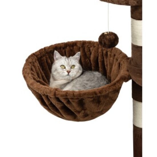 Lionto Liegemulde für Kratzbäume - 25 cm Tiefe braun (Lionto)