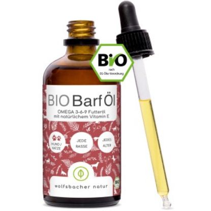 Wolfsbacher Natur Bio Barf Öl 100 ml (Wolfsbacher Natur)