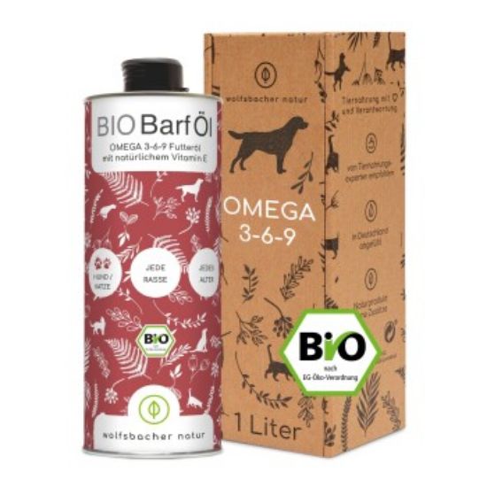 Wolfsbacher Natur Bio Barf Öl 1 l (Wolfsbacher Natur)