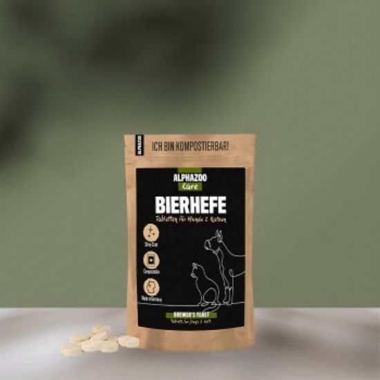 ALPHAZOO Bierhefe Tabletten für Hunde und Katzen 75 g (ALPHAZOO)