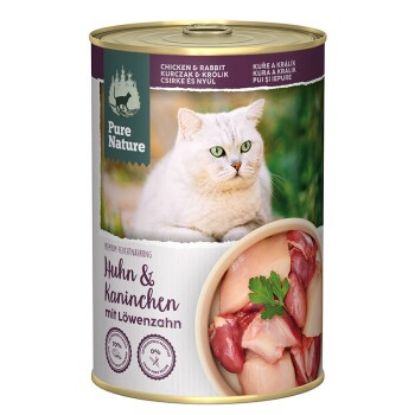 Pure Nature Adult 6 x 400g Huhn und Kaninchen (Pure Nature)