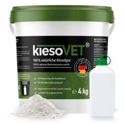 GreenPet Kieselgur KieseVet inkl. Stäuberflasche 4kg (GreenPet)