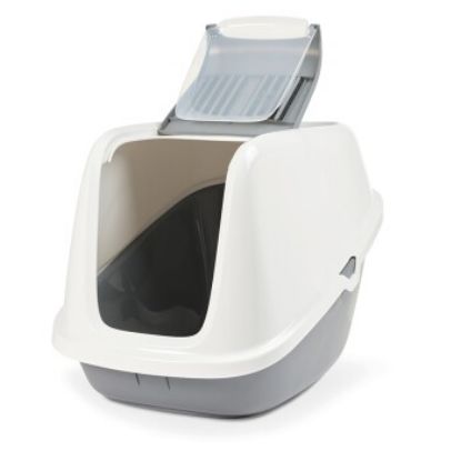 Savic Haubentoilette Nestor Giant weiss-cool grau (Savic)