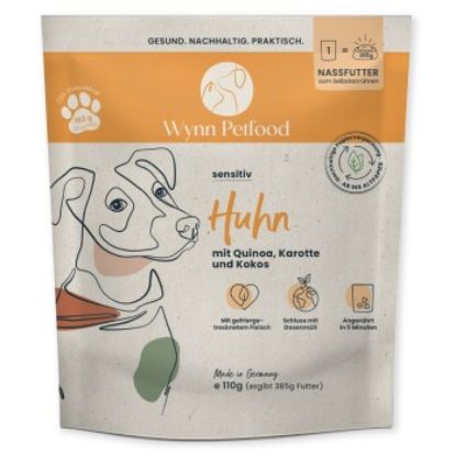 Wynn Petfood Reisetüten Nassfutter Huhn mit Quinoa (Wynn Petfood)
