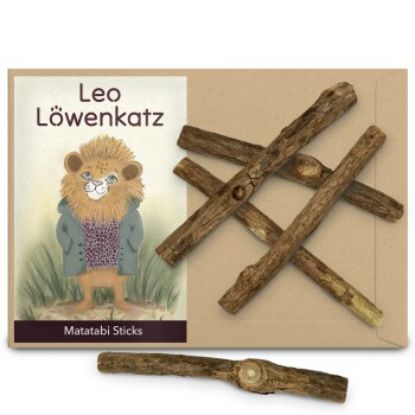 LEO LÖWENKATZ 5 Matatabi Sticks. Rein natürlich von der Silberrebe (Silvervine) (LEO LÖWENKATZ)