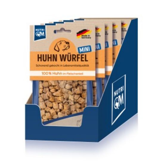 NutriQM Huhn Würfel mini 5x 100g (NutriQM)