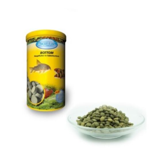 AQUARIS Aquarium Fischfutter - Bottom Tabletten - 150g / 250 ml (AQUARIS)