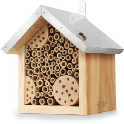 WILDLIFE HOME Bienenhotel mit Metalldach (WILDLIFE HOME)