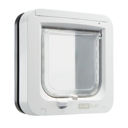 SureFlap Mikrochip Katzenklappe Grau/Weiss (SureFlap)