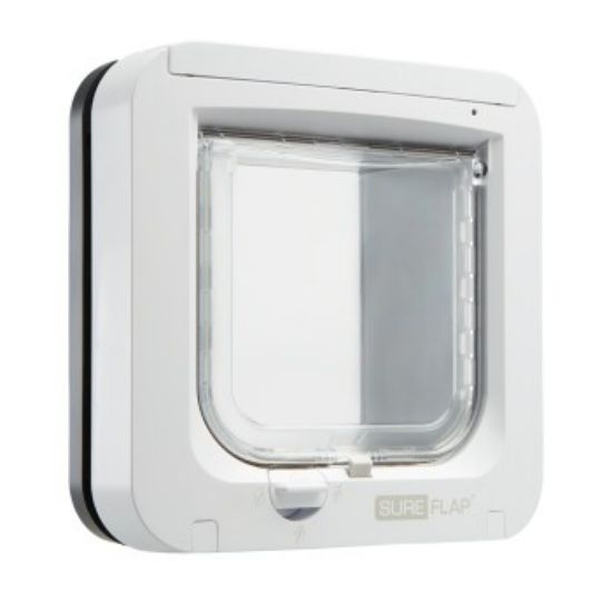 SureFlap Mikrochip Katzenklappe Grau/Weiss (SureFlap)