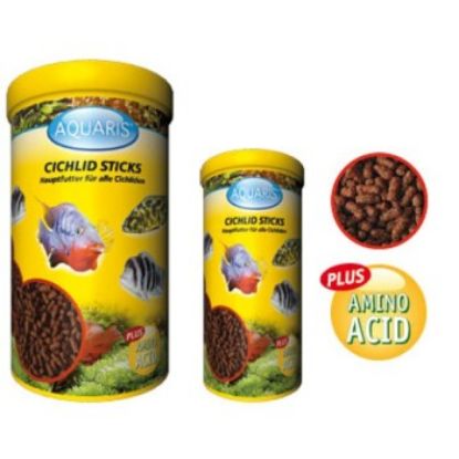 AQUARIS Aquarium Fischfutter - Cichlid Sticks - 250ml (AQUARIS)