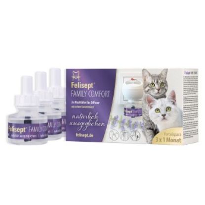 Felisept Family Comfort Nachfüllflakon im Mehrkatzenhaushalt 3x45 ml (Felisept)