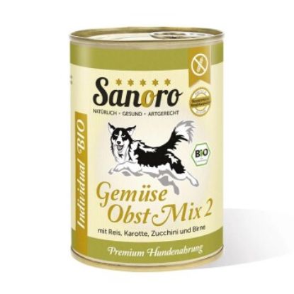 Sanoro BIO Gemüse-Obst-Mix 2 mit Bio-Reis 12x400g (Sanoro)