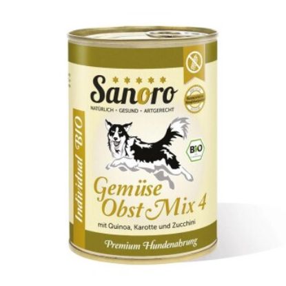Sanoro BIO Gemüse-Obst-Mix 4 mit Bio-Quinoa 12x400g (Sanoro)