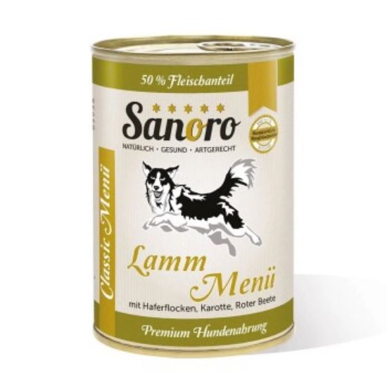 Sanoro Menü Classic vom Lamm mit 50 % Fleischanteil - 12x400g (Sanoro)