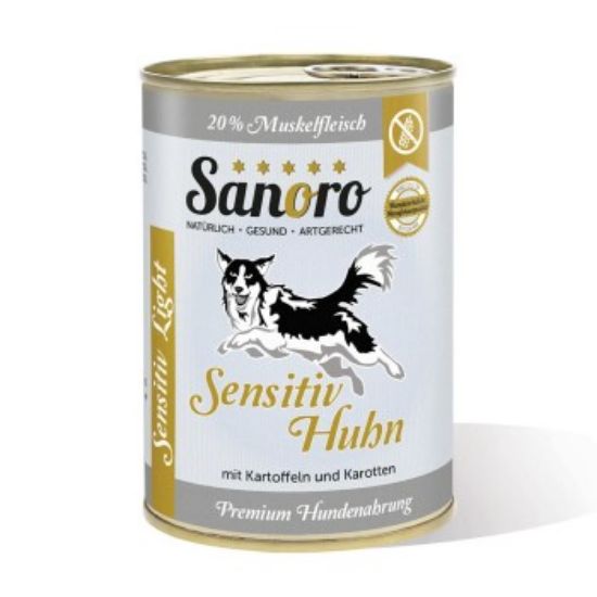 Sanoro Menü Sensitiv Light Huhn mit Kartoffeln und Karotten 12x400g (Sanoro)