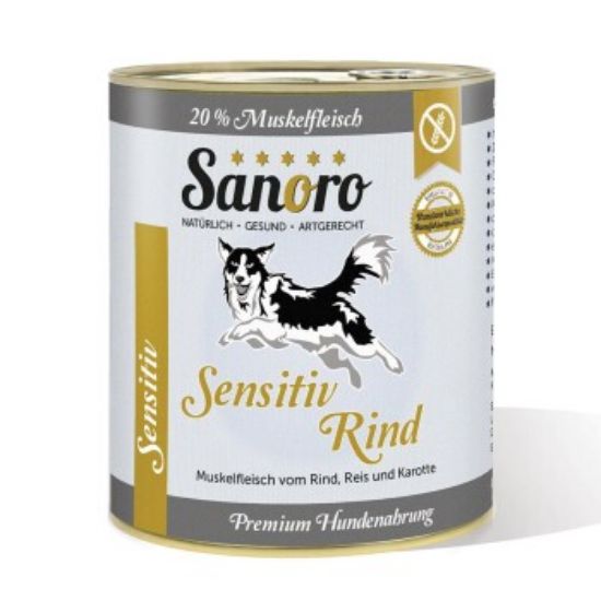 Sanoro Sensitiv Rind Menü mit Reis und Karotte 6x800g (Sanoro)