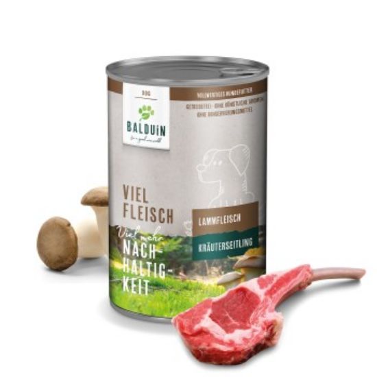BALDUiN Hund Lamm & Kräuterseitling 12x400g (BALDUiN)