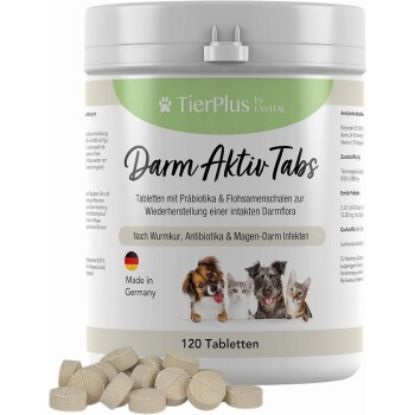 TierPlus ® Darm Aktiv Tabs Präbiotika (TierPlus)