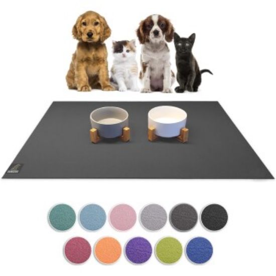 SANOZOO ® - Napfunterlage - Öko-Tex und Made in Germany grau 30 cm, 40 cm (SANOZOO)