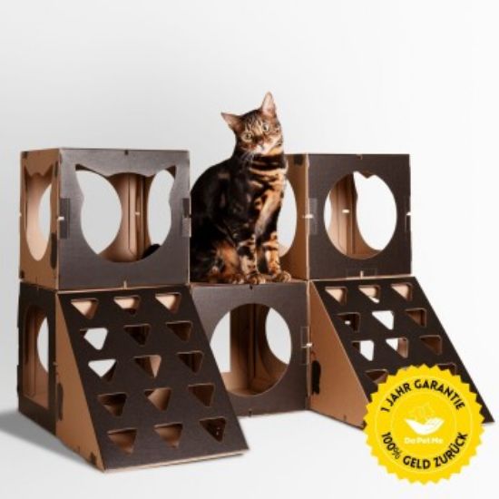 DoPetMe Katzenhaus Superior Castle - schwarz (DoPetMe)