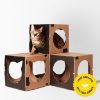 DoPetMe Katzenhaus Kitten Castle - schwarz (DoPetMe)