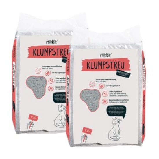 PRIME PRIMOX Klumpstreu Babypuderduft Silikat 2x12 kg (Prime)