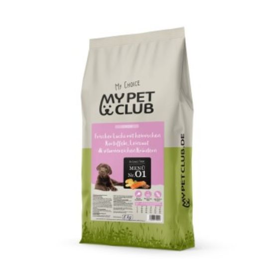 MyPetClub Junior Trockenfutter getreidefrei mit Lachs - 8 kg (MyPetClub)