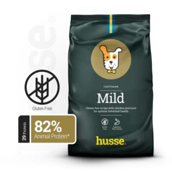 husse 2 x 12 kg Mild Glutenfreie Rezeptur mit Huhn und Forelle für eine optimale Darmgesund (husse)