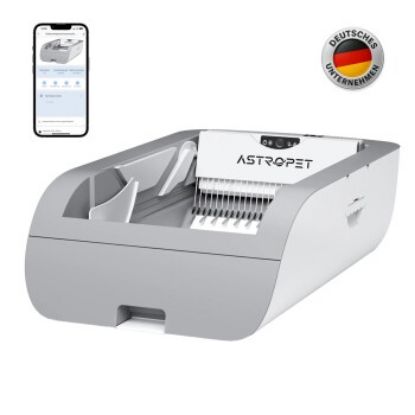 AstroPet Helios Series smarte Katzentoilette App gesteuert grau (AstroPet)