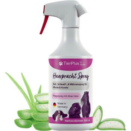 TierPlus ® Haarpracht Fell-, Schweif-, & Mähnenspray für Hund & Pferd, 500ml (TierPlus)