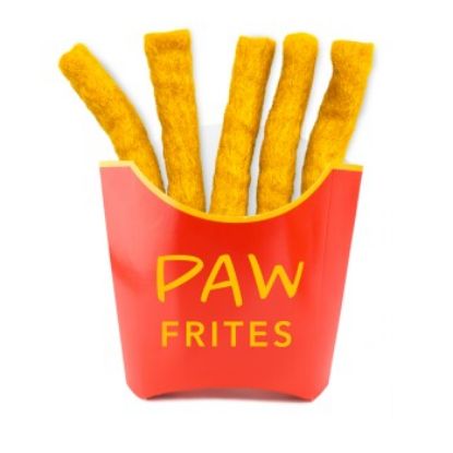 Mewow 5 Filz Pommes aus Schurwolle. 5 PAW-Frites in der Fritten-Tüte (Mewow)