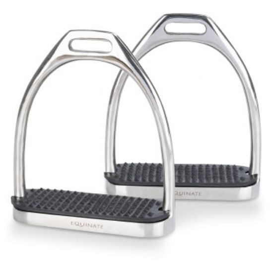 Equinate Steigbügel Luna silber 12 cm (Equinate)